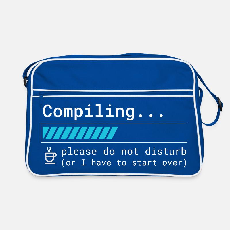 T-shirt Programmeur drôle - Compilation, s’il vous plaît Sac Retro