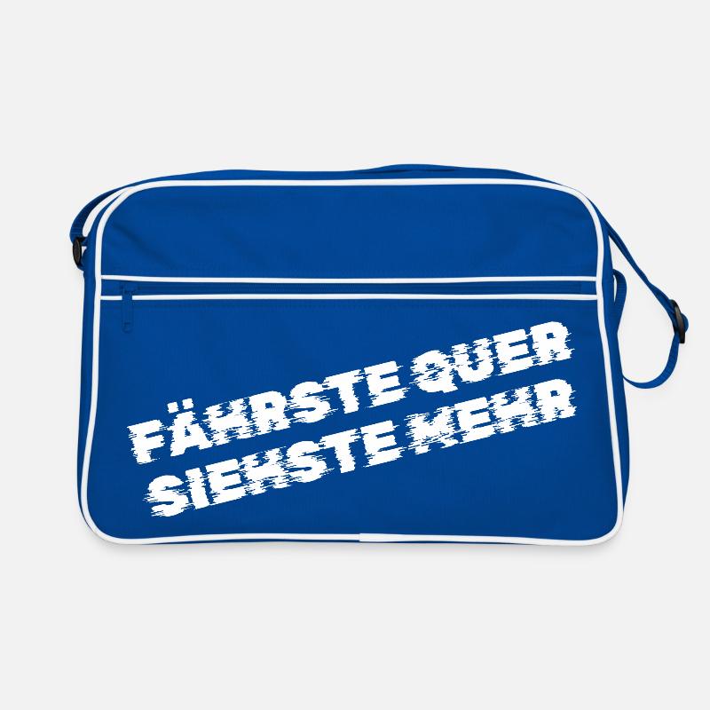 Fährste quer, siehste mehr – Drift & Tuning Spruch Retro Tasche