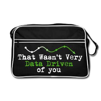Data Driven You Tee - Retro Bag - black/white - Front