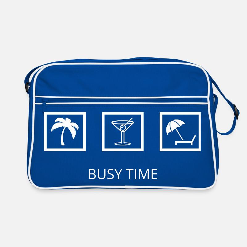 Geschäftige Zeit - Feiertage Retro Tasche