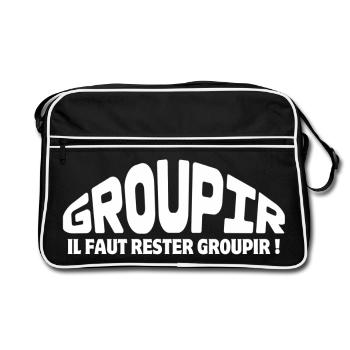 la septième compagnie, la 7ème compagnie - Sac Retro - noir/blanc - Devant