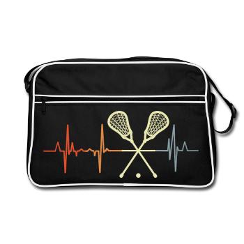 Palpitations de crosse - Sac Retro - noir/blanc - Devant