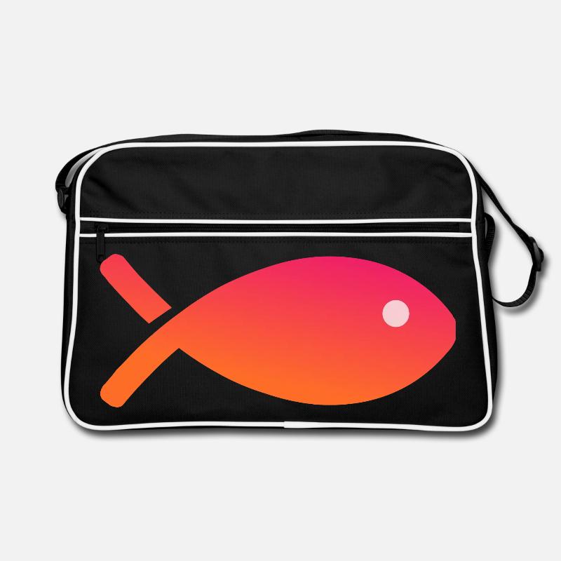 FISCH. APRILSCHERZ Retro Tasche