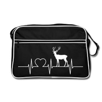 Renne Renne - Sac Retro - noir/blanc - Devant
