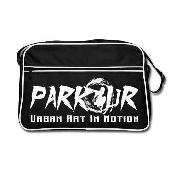 Parkour - Sac Retro - noir/blanc - Devant