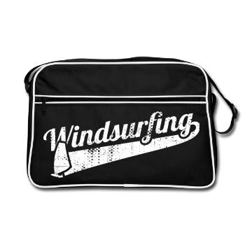Windsurfing - Retro Bag - black/white - Front