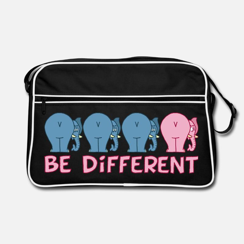 Un éléphant différent Sac Retro
