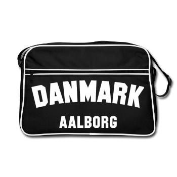 AALBORG Denmark Dänemark - Retro Bag - black/white - Front