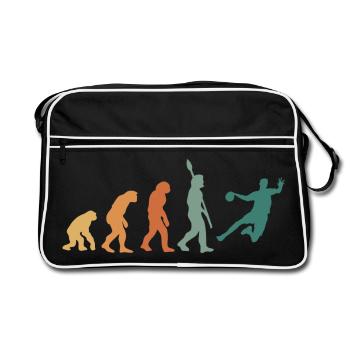 Evolution Handball Retro - Sac Retro - noir/blanc - Devant