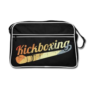 Vintage Kickboxing - Sac Retro - noir/blanc - Devant