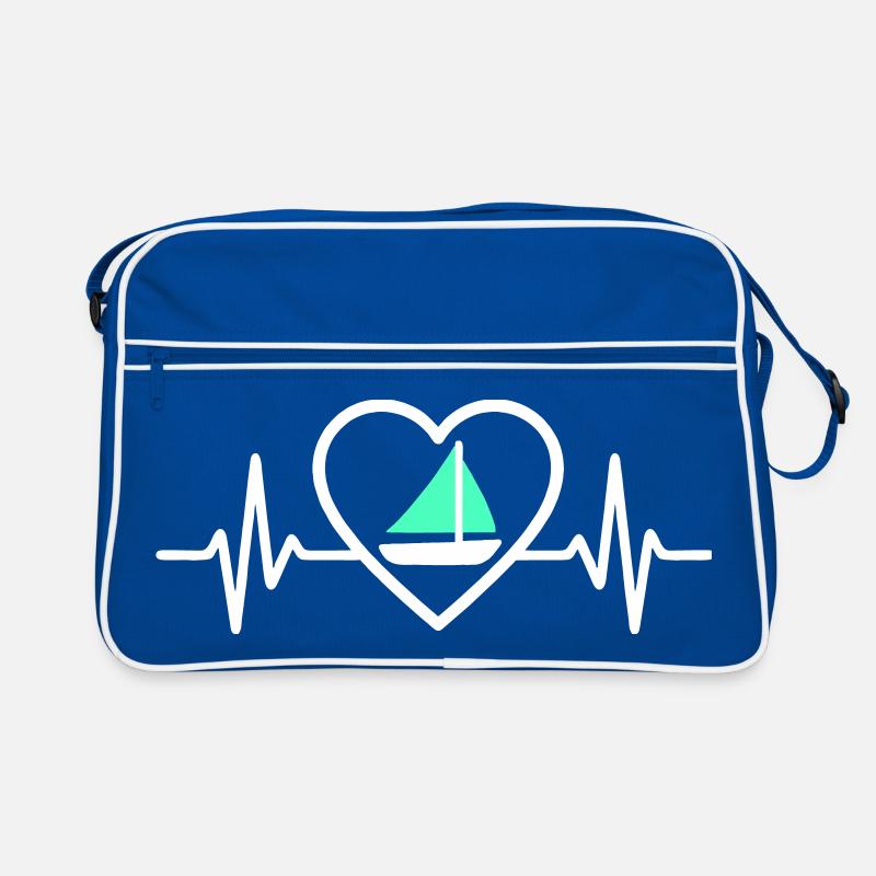 Cœur Voile – Passion Bateau Retro Tasche