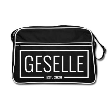 Journeyman est. 2026 - Retro Bag - black/white - Front