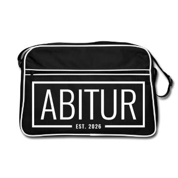 Abitur Est 2026 - Retro Bag - black/white - Front