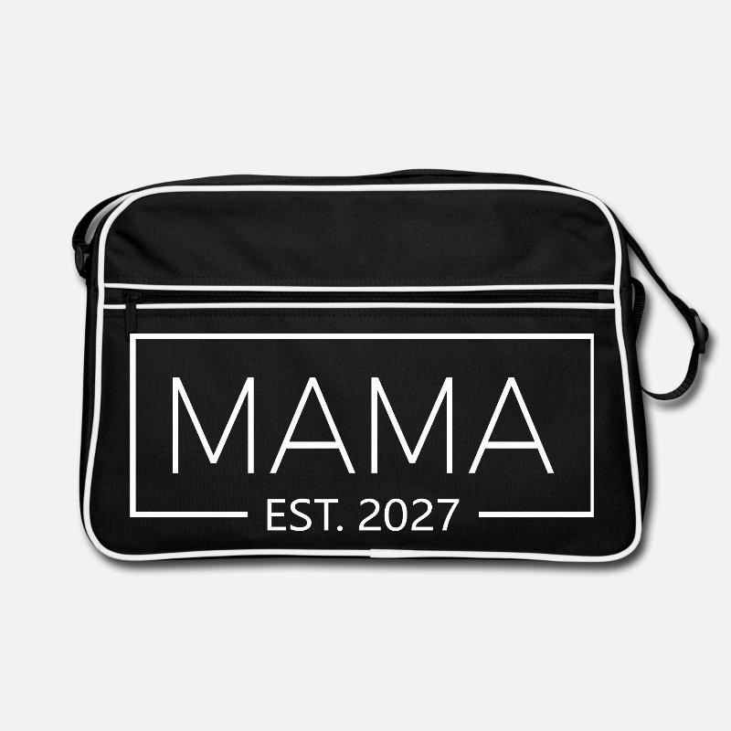 Mama est. 2027 Werdende Mama 2027 Retro Tasche