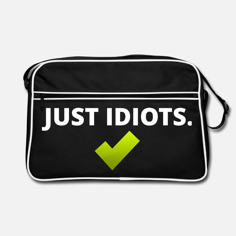 Just Idiots Retro Tasche