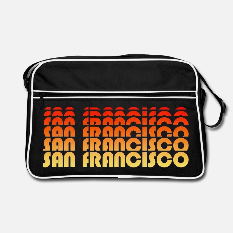 San Francisco Gradient Sunset Retro Tasche