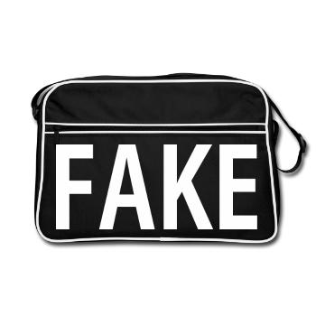 Faux - Sac Retro - noir/blanc - Devant