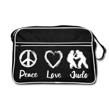 Dicton de judo - Sac Retro - noir/blanc - Devant