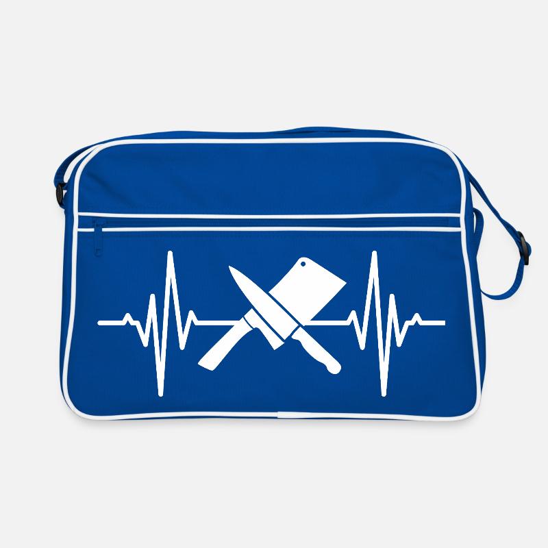 Hackmesser Pulsschlag Retro Tasche