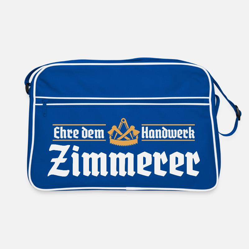 Carpenter craft carpenter guild sign Retro Bag