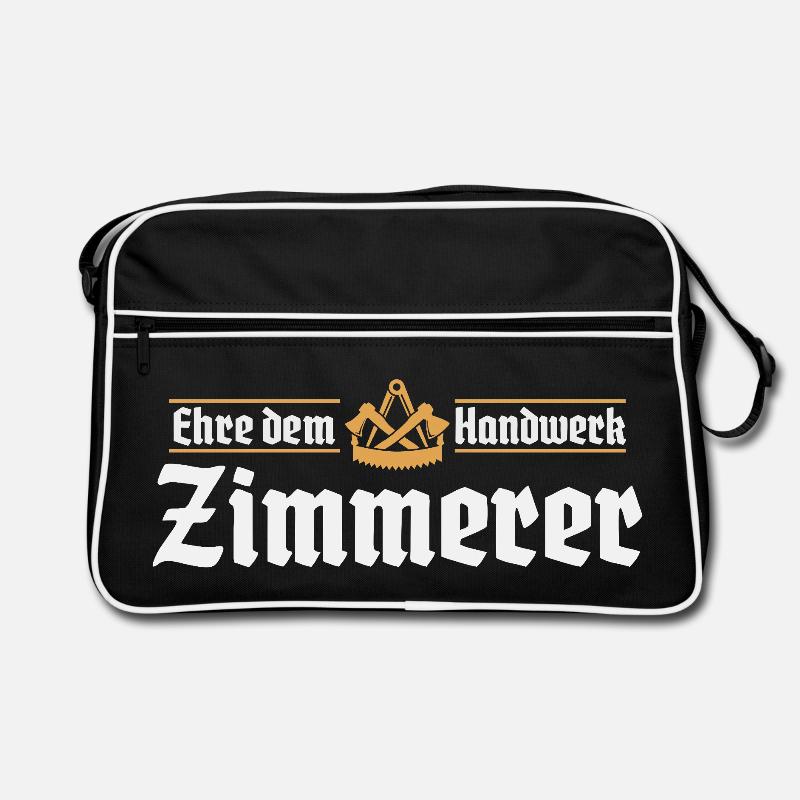 Carpenter craft carpenter guild sign Retro Bag