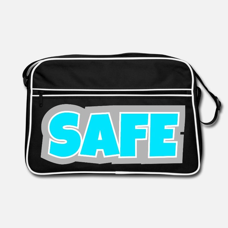 Safe - eindeutig, klar und Statement pur. Retro Tasche