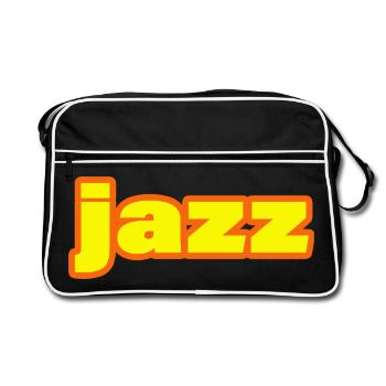 Jazz - Retro Bag - black/white - Front