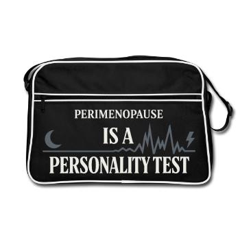 Périménopause Humour Périménopause - Sac Retro - noir/blanc - Devant