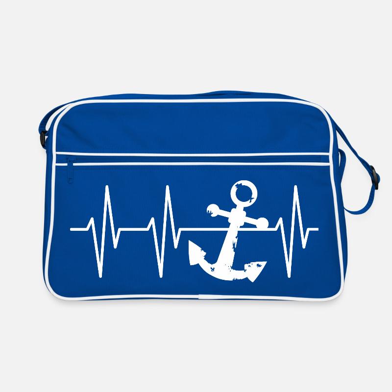 symbole d’impulsion d’ancre capitaines de navires de mer Sac Retro
