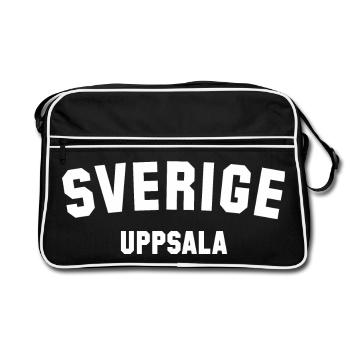 UPPSALA Sverige Suède Schweden - Sac Retro - noir/blanc - Devant