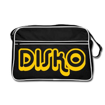 DISKO Nicki - Retro Tasche - Schwarz/Weiß - Vorne