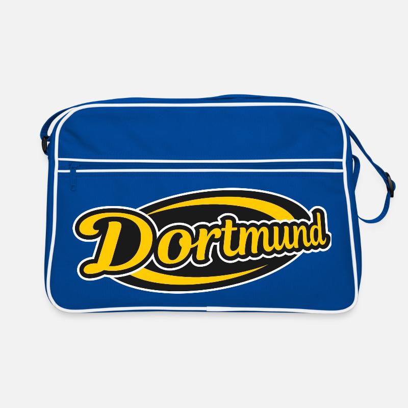 Logo rétro de Dortmund Imprimé Sac Retro