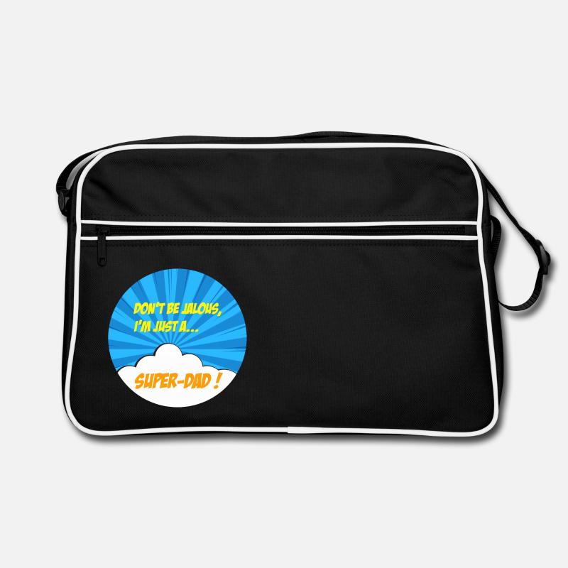 Superdad, Superheld. Bester Vater. Comics Retro Tasche