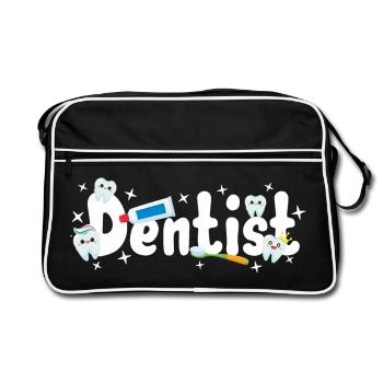 Dentiste Dentiste - Sac Retro - noir/blanc - Devant