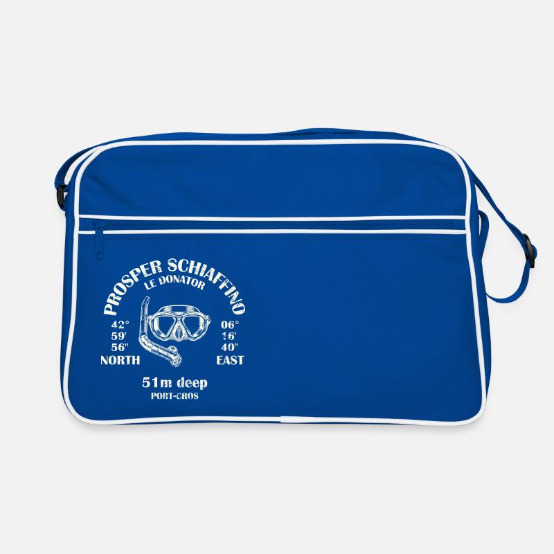 J'peux pas, j'ai plongée sur l'épave du Donator. Sac Retro