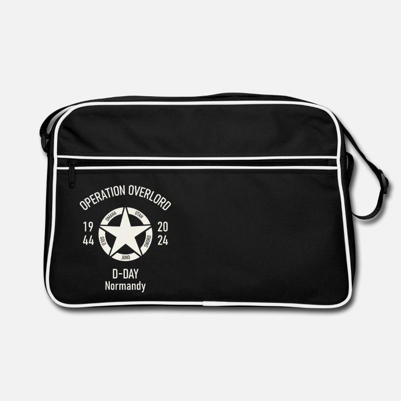 80 years since the landing in Normandy, d-day 1944 Retro Bag