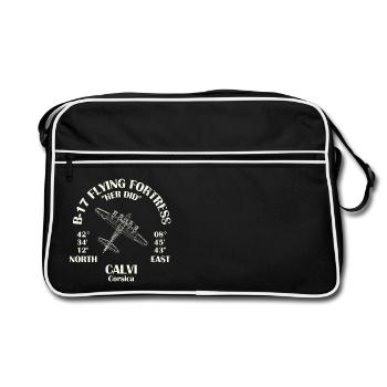 I can't, I have wreck diving. - Retro Bag - black/white - Front