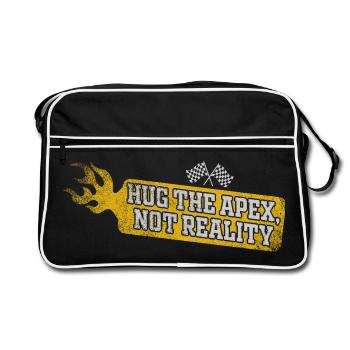 Hug the Apex Not Reality - Retro Bag - black/white - Front
