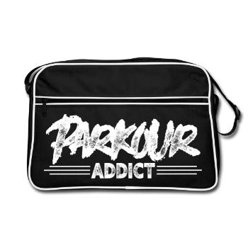 Parkour - Sac Retro - noir/blanc - Devant