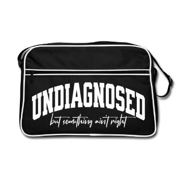 Non diagnostiqué, mais quelque chose ne va pas - Sac Retro - noir/blanc - Devant