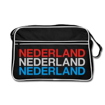 NIEDERLANDE Nederland Pays-Bas Pays-Bas - Sac Retro - noir/blanc - Devant