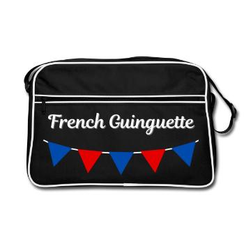 French guinguette - Sac Retro - noir/blanc - Devant