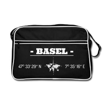 Coordinates Basel - Retro Bag - black/white - Front