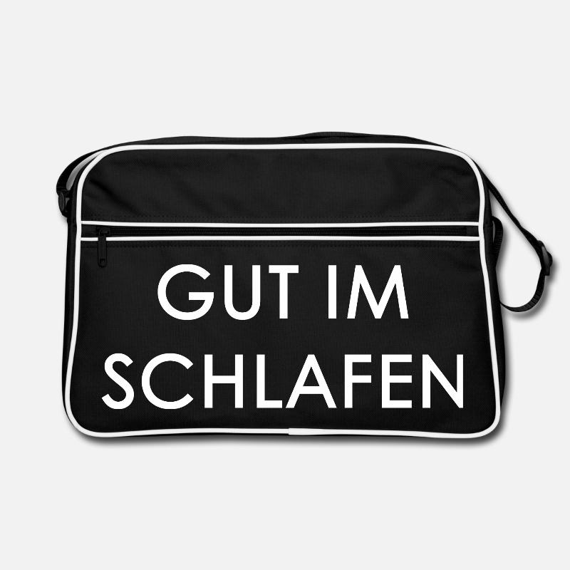 Gut im Schlafen Retro Tasche