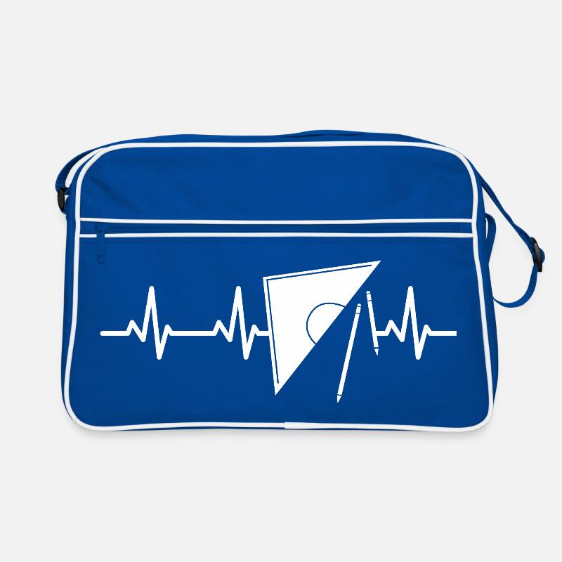 Geotriangle Heart Line Retro Bag