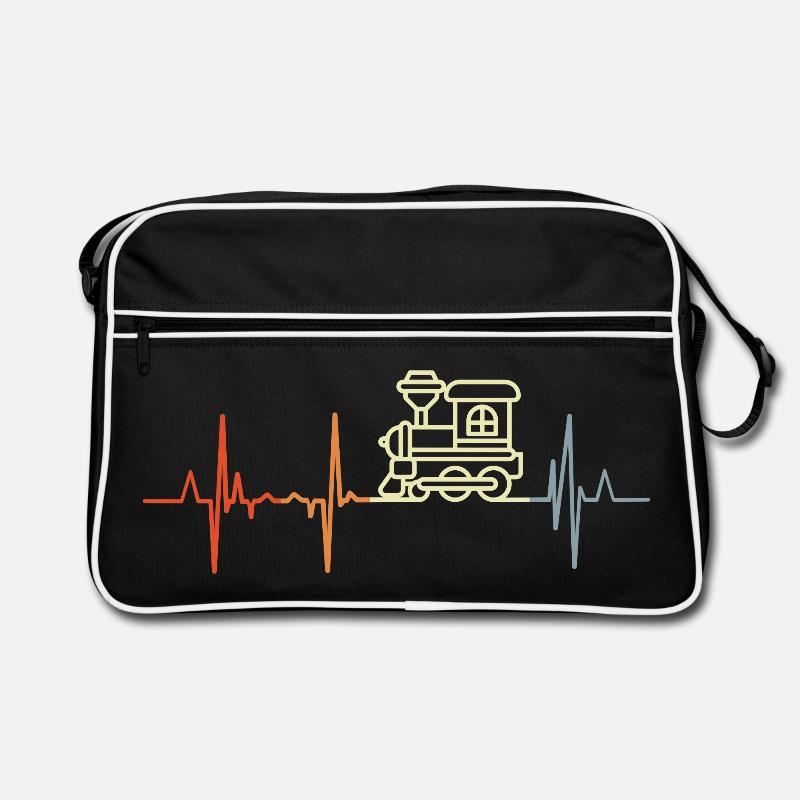 Eisenbahn Herzklopfen Retro Tasche