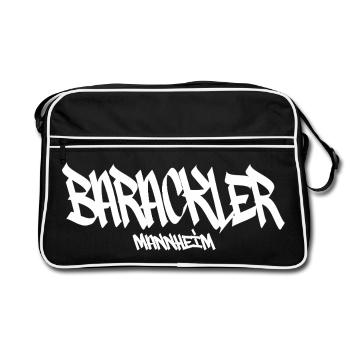 barackler_mannheim - Sac Retro - noir/blanc - Devant