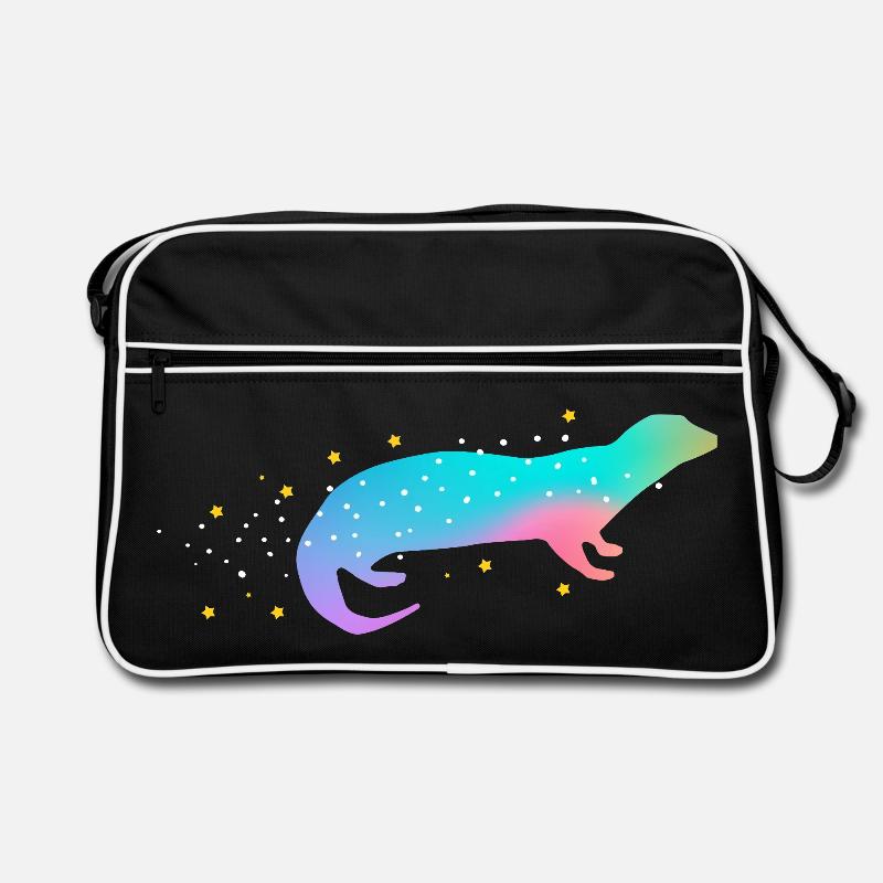 Sea Otter Gradient Retro Tasche