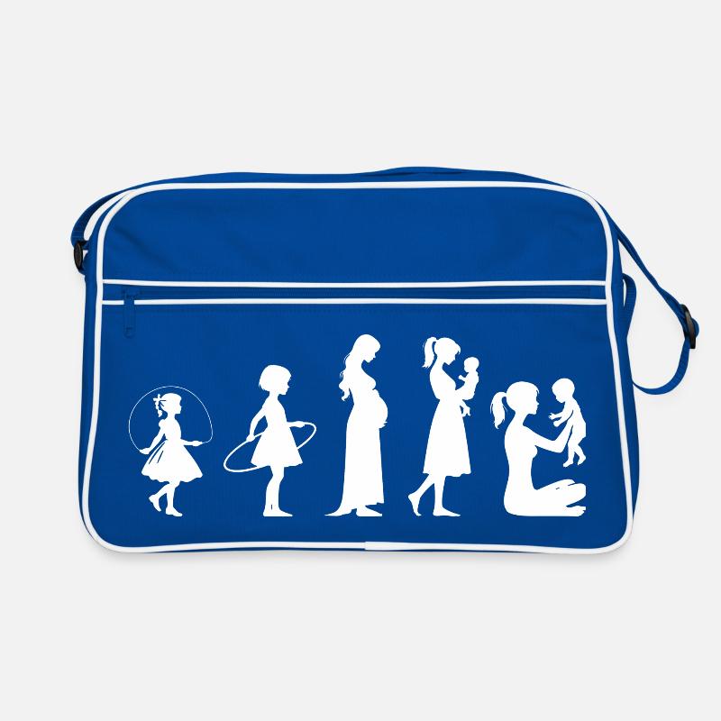Evolution Mama Muttertag kind Familie Retro Tasche