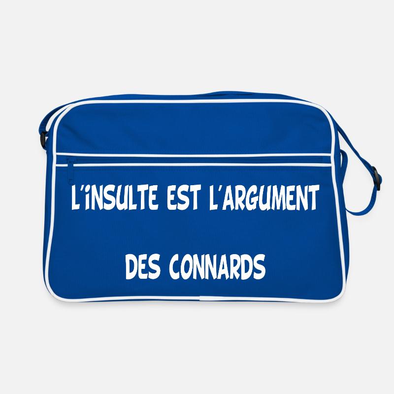 L'insulte (blanc) Sac Retro
